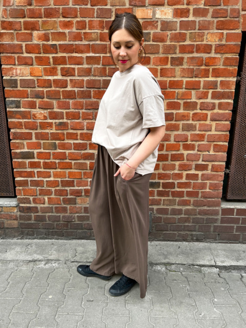 Bluzka Bluza FIDŻI beż Wendy Trendy Bluzka Bluza FIDŻI beż Wendy Trendy