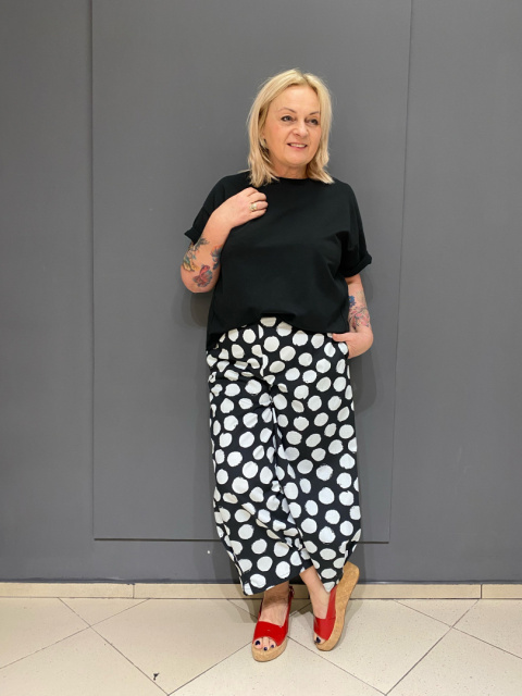 Bluzka Bluza FIDŻI czarna Wendy Trendy Bluzka Bluza FIDŻI czarna Wendy Trendy