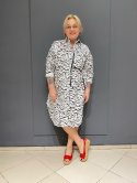 Koszula Sukienka LARA zebra Koszula Sukienka LARA zebra