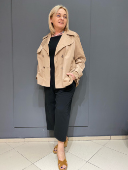 Kurtka trencz VELA Rivabella CAMEL