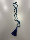 Naszyjnik BOHO kamienie granat