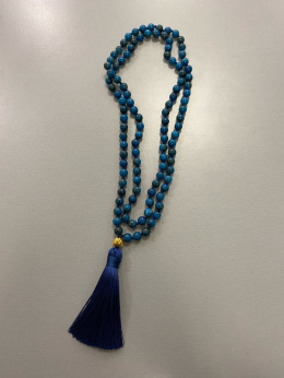 Naszyjnik BOHO kamienie granat
