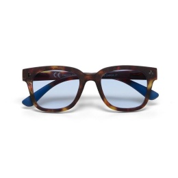Okulary 012 GIOVANNI Okkia Havana blue lenses