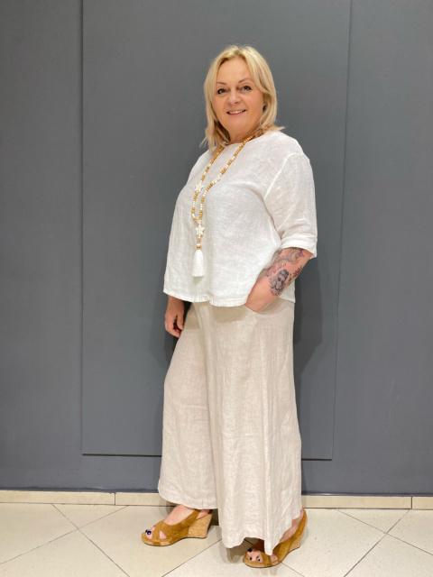 Spodnie kuloty LINO Wendy Trendy beż Spodnie kuloty LINO Wendy Trendy beż