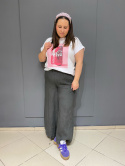 Spodnie kuloty LINO Wendy Trendy grafit