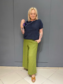 Spodnie kuloty LINO Wendy Trendy szpinak