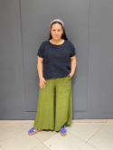 Spodnie kuloty LINO Wendy Trendy szpinak