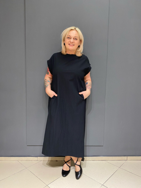 Sukienka ESTIA Wendy Trendy czarna Sukienka ESTIA Wendy Trendy czarna