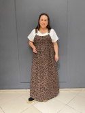 Sukienka SUE Wiya panterka mocca