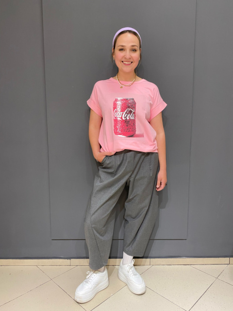 T-shirt JULA PEPSI baby pink T-shirt JULA PEPSI baby pink