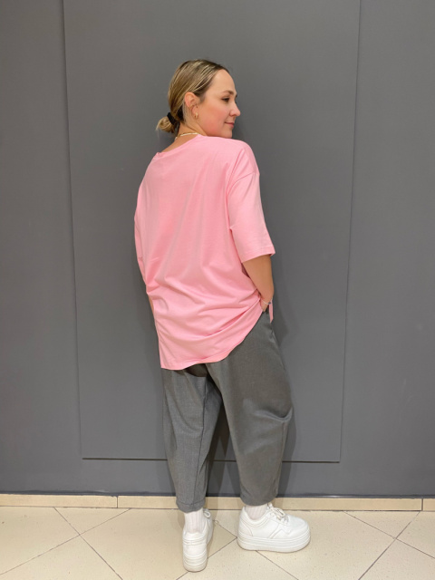 T-shirt TULIA LAMA baby pink T-shirt TULIA LAMA baby pink