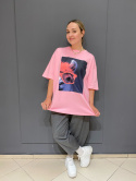 T-shirt TULIA LAMA baby pink