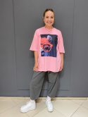 T-shirt TULIA LAMA baby pink