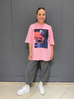 T-shirt TULIA LAMA baby pink