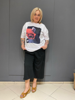 T-shirt TULIA LAMA biała