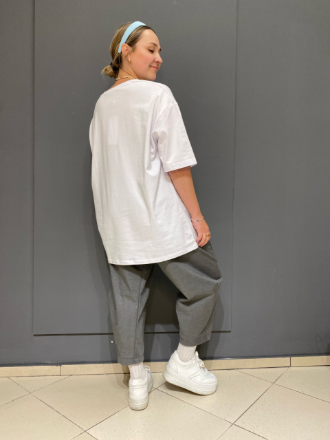 T-shirt TULIA LAMA biała T-shirt TULIA LAMA biała