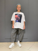 T-shirt TULIA LAMA biała
