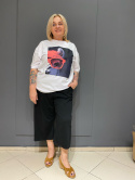 T-shirt TULIA LAMA biała