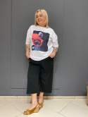 T-shirt TULIA LAMA biała