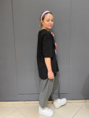 T-shirt TULIA LAMA czarna