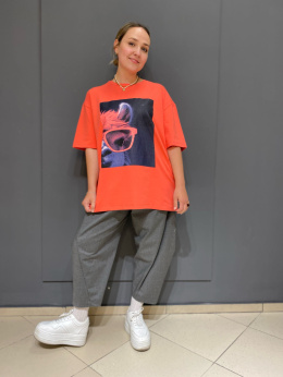 T-shirt TULIA LAMA koral