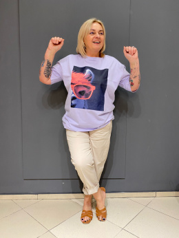 T-shirt TULIA LAMA lila