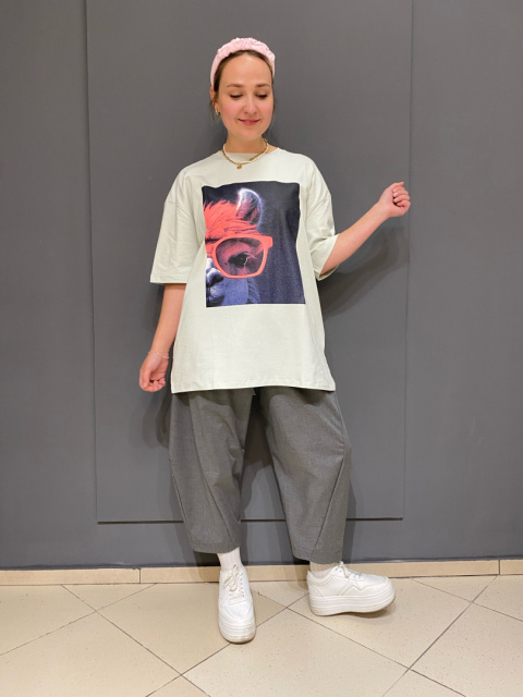 T-shirt TULIA LAMA mięta T-shirt TULIA LAMA mięta
