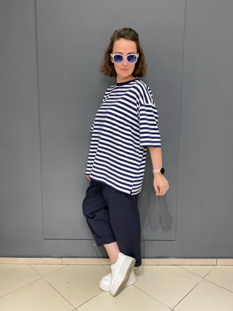 Bluzka TOMI PASKI Rivabella navy Bluzka TOMI PASKI Rivabella navy