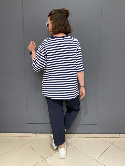 Bluzka TOMI PASKI Rivabella navy Bluzka TOMI PASKI Rivabella navy