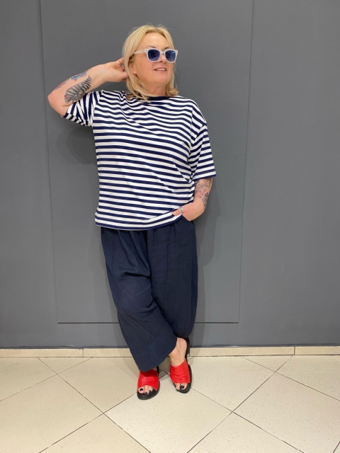 Bluzka TOMI PASKI Rivabella navy Bluzka TOMI PASKI Rivabella navy