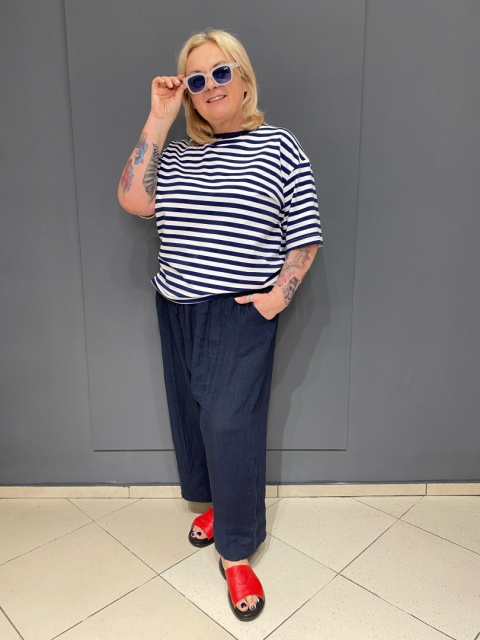 Bluzka TOMI PASKI Rivabella navy Bluzka TOMI PASKI Rivabella navy