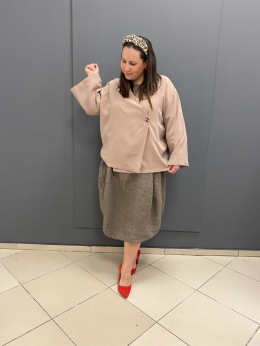 Kimono MAURIS karmelowe
