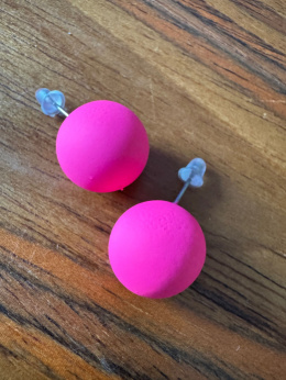 Kolczyki KULKA pink