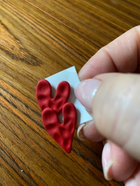 Kolczyki LOVE red Kolczyki LOVE red