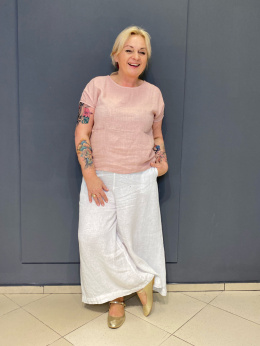 Spodnie kuloty LINO Wendy Trendy bianco