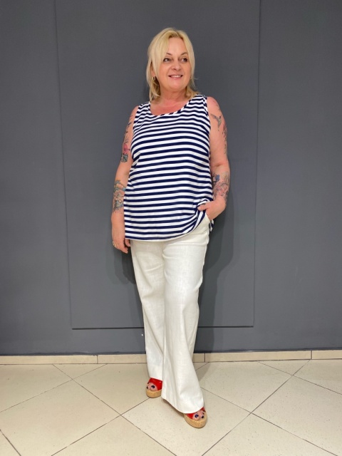 Top MARTA Rivabella paski navy Top MARTA Rivabella paski navy