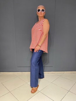 Top MARTA Rivabella paski red