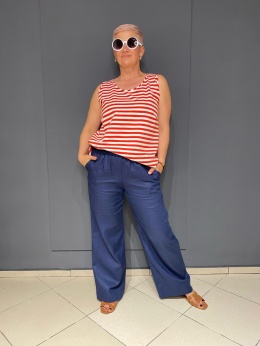 Top MARTA Rivabella paski red