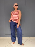 Top MARTA Rivabella paski red