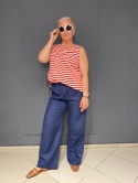 Top MARTA Rivabella paski red