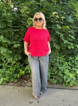 Bluzka Bluza FIDŻI Wendy Trendy len red
