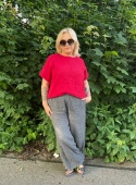 Bluzka Bluza FIDŻI Wendy Trendy len red