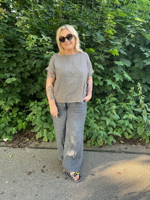 Bluzka Bluza FIDŻI Wendy Trendy len fango Bluzka Bluza FIDŻI Wendy Trendy len fango