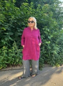 Koszula tunika BELIA Wendy Trendy len magenta