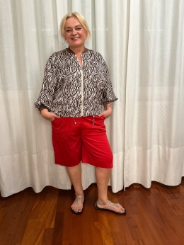 Spodnie Bermudy ULA red