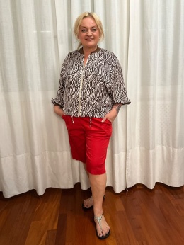 Spodnie Bermudy ULA red