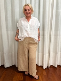 Spodnie kuloty LINO Wendy Trendy latte