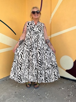 Sukienka Alia zebra