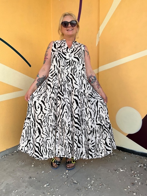 Sukienka Alia zebra