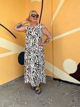 Sukienka Alia zebra